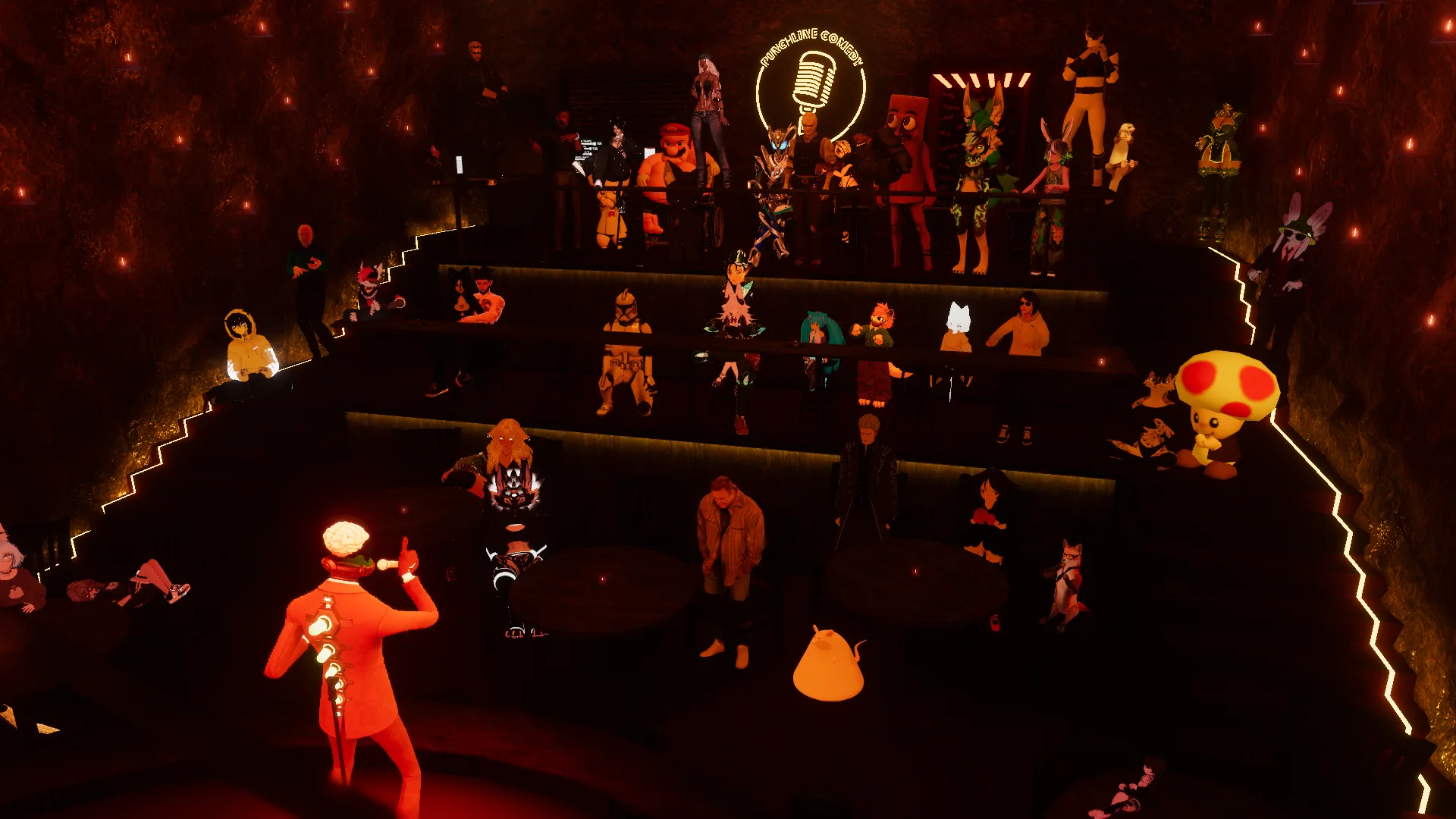 Punchline audience watching a set