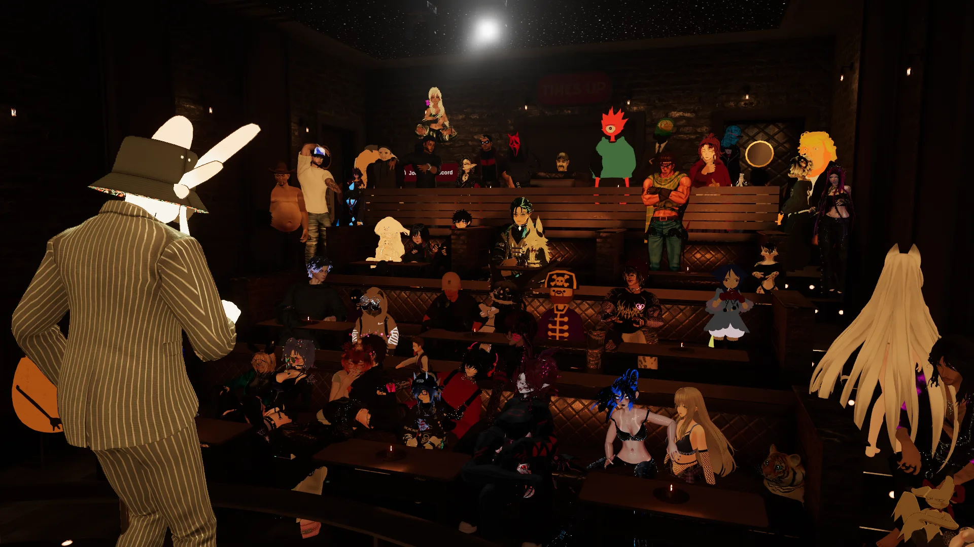Punchline audience watching a set