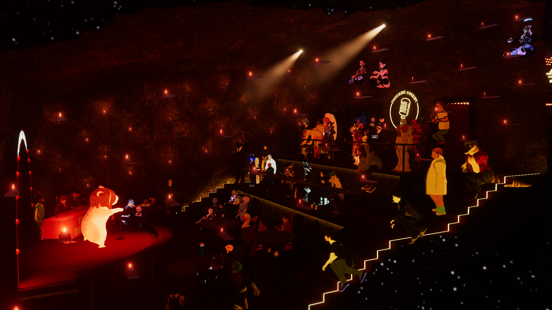 Punchline Comedy show in VRChat